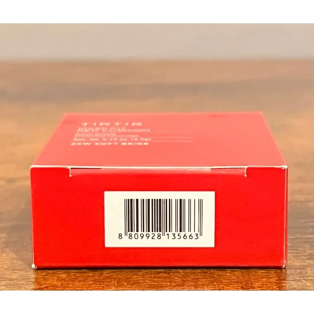 NIB TIRTIR Mask Fit Red Cushion Foundation Mini 24W Soft Beige BRAND NEW SEALED